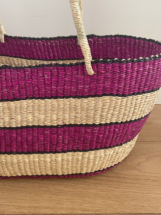 Bolga ovale rieten mand