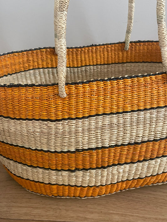 Bolga ovale rieten mand