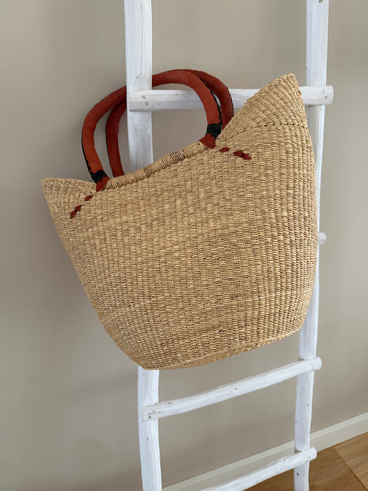 Bolga rieten mand naturel