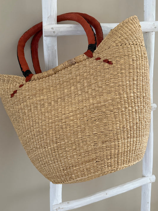 Bolga rieten mand naturel