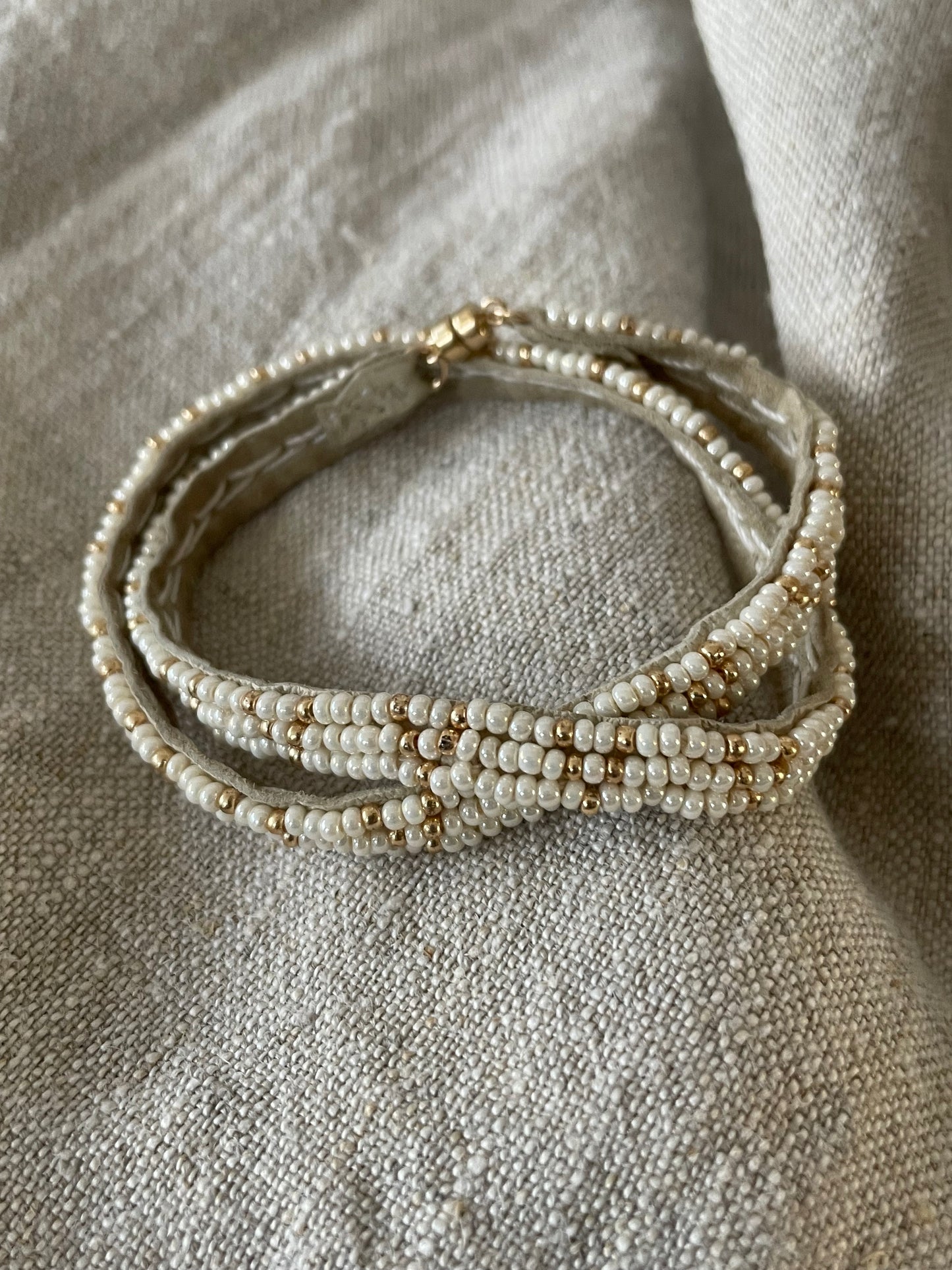 Dubbele armband pearl