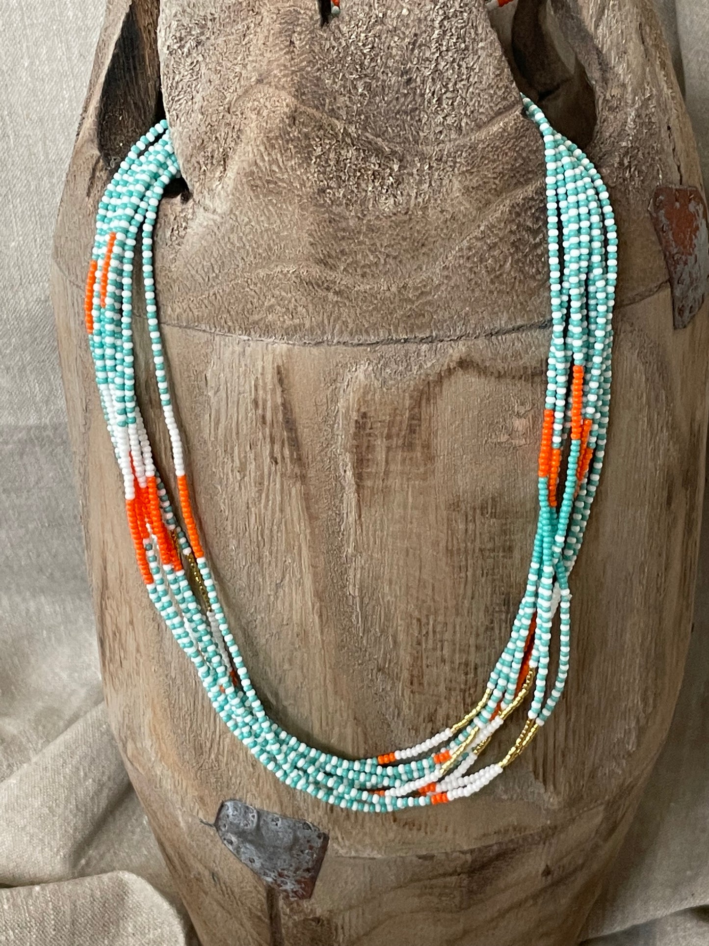 Triple Endito collier turquoise