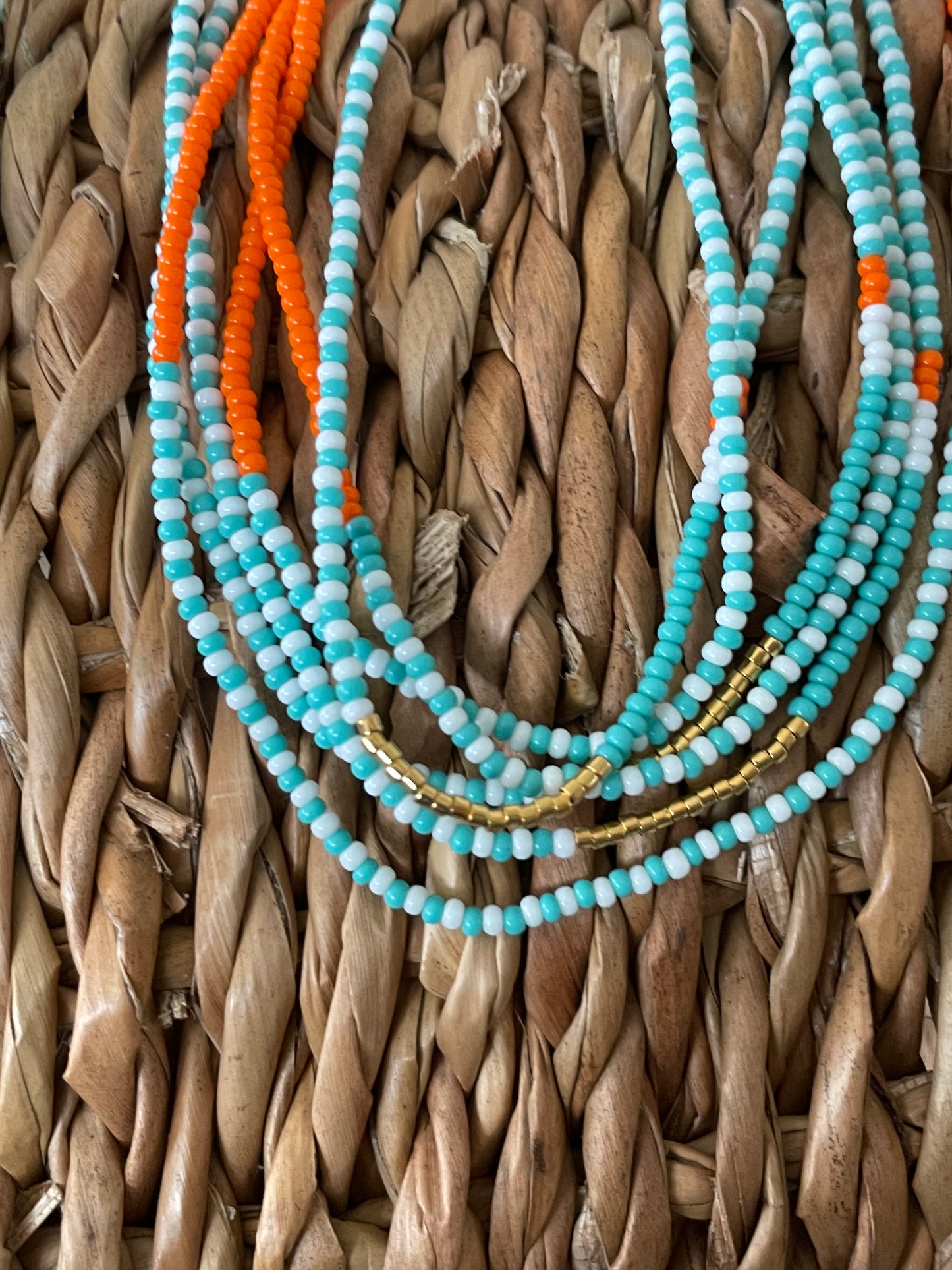 Triple Endito collier turquoise