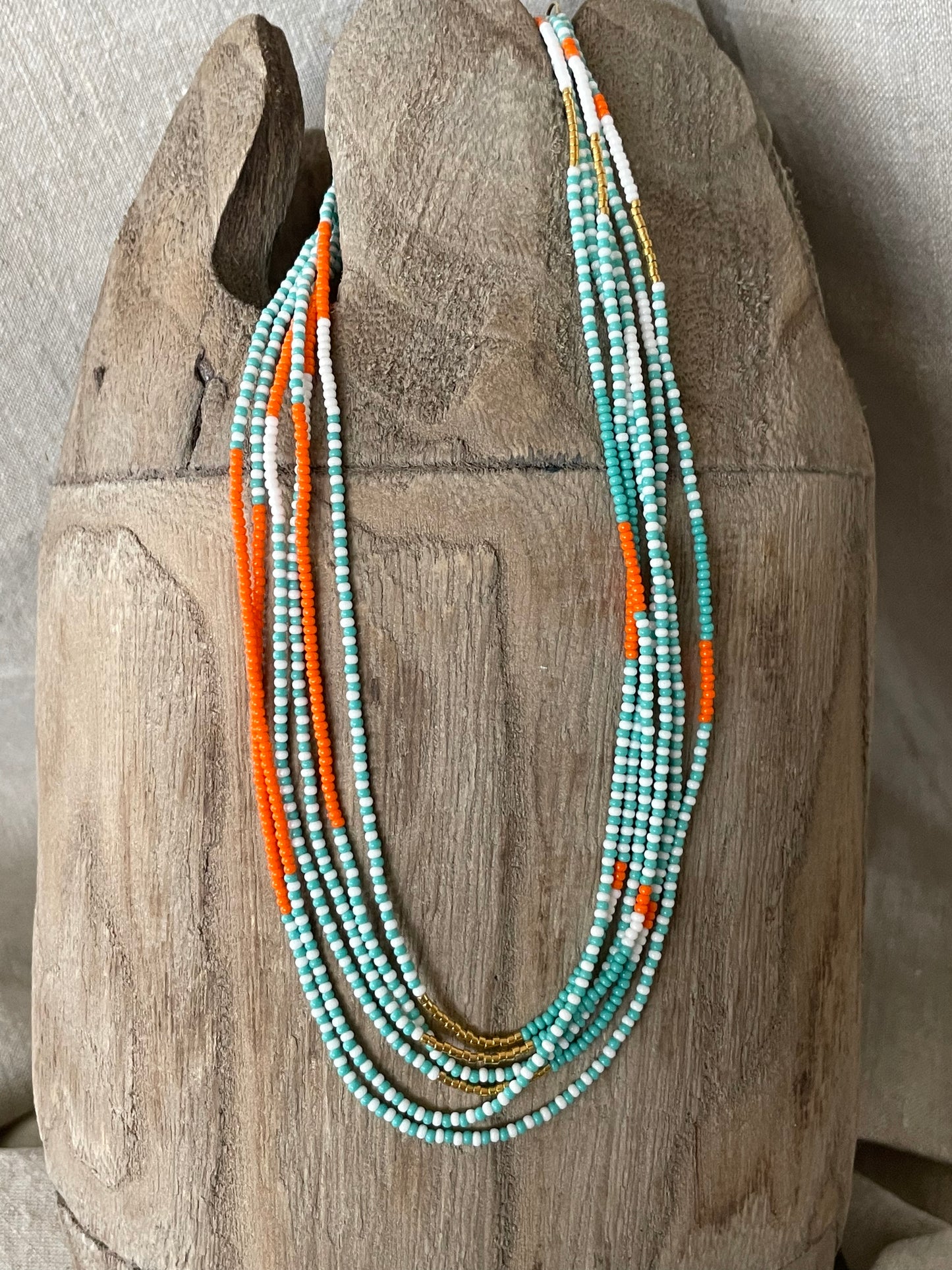 Triple Endito collier turquoise